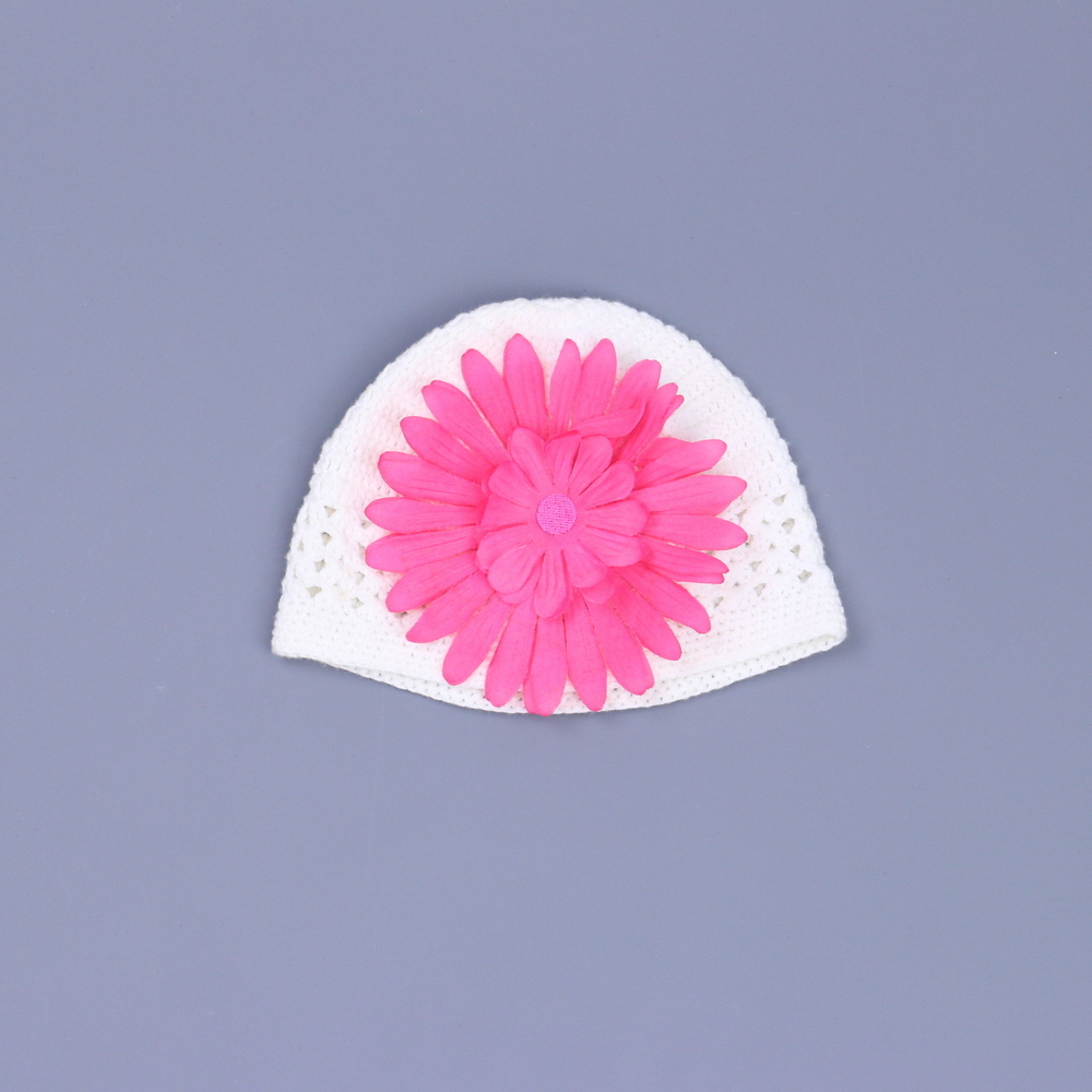 Koala Girls White | Pink Hat size: 3-6 Months